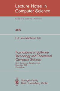 Buch Cover Foundations of Software Technology and Theoretical Computer Science