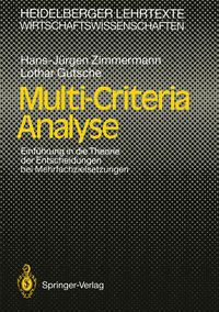 Buch Cover Multi-Criteria Analyse