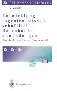 Buch Cover Entwicklung ingenieurwissenschaftlicher Datenbankanwendungen