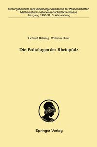 Buch Cover Die Pathologen der Rheinpfalz