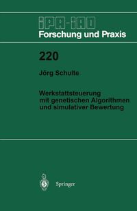 Buch Cover Werkstattsteuerung mit genetischen Algorithmen und simulativer Bewertung
