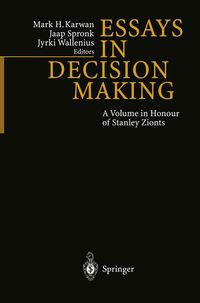 Buch Cover Essays In Decision Making