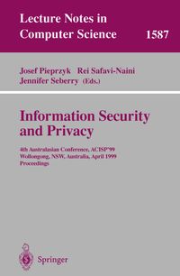 Buch Cover Information Security and Privacy