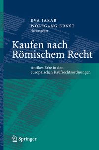 Buch Cover Kaufen nach Römischem Recht