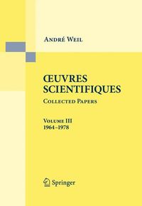 Buch Cover Oeuvres Scientifiques - Collected Papers III