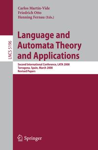 Buch Cover Language and Automata Theory and Applications