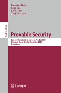 Buch Cover Provable Security