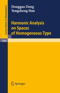 Buch Cover Harmonic Analysis on Spaces of Homogeneous Type
