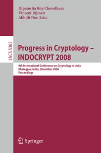 Buch Cover Progress in Cryptology - INDOCRYPT 2008