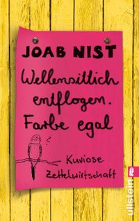 Buch Cover Wellensittich entflogen - Farbe egal
