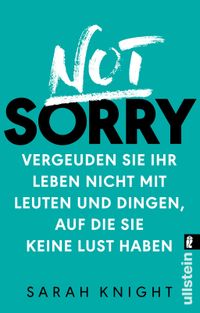 Buch Cover Not Sorry