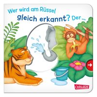 Buch Cover Wer wird am Rüssel gleich erkannt? Der ... Elefant! - Großausgabe - ab 18 Monaten