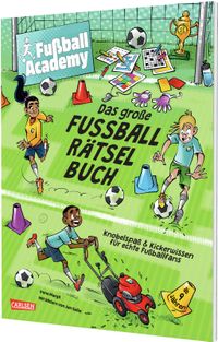 Buch Cover Fußball Academy: Das große Fußball-Rätselbuch
