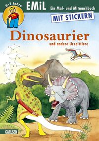 Buch Cover EMiL Mal- und Mitmachbuch, Band 9: Dinosaurier und andere Urzeittiere