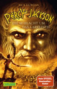 Buch Cover Percy Jackson 4: Die Schlacht um das Labyrinth