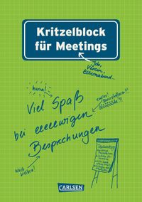 Buch Cover Kritzelblock für Meetings
