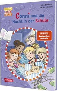 Buch Cover Lesen lernen mit Conni: Conni und die Nacht in der Schule