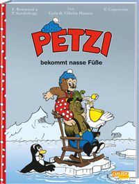 Buch Cover Petzi - Der Comic 4: Petzi bekommt nasse Füße