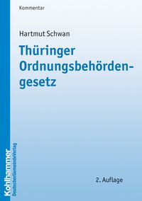 Buch Cover Thüringer Ordnungsbehördengesetz