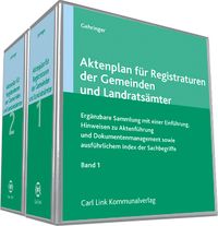 Buch Cover Aktenplan für Registraturen der Gemeinden und Landratsämter