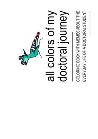 Buch Cover All Colors of My Doctoral Journey