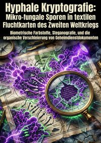 Buch Cover Hyphale Kryptografie: Mikro-fungale Sporen in textilen Fluchtkarten des Zweiten Weltkriegs