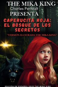 Buch Cover Caperucita Roja: El Bosque de los Secretos, Charles Perrault "Versión ilustrada The Mika King"