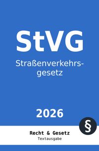 Buch Cover StVG - Straßenverkehrsgesetz