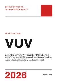 Buch Cover VUV – Verordnung über die Unfallverhütung