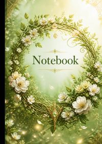 Buch Cover Notizbuch, Notebook, Journal, Tagebuch, Dotted Journal