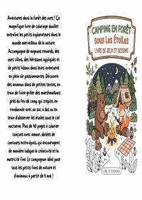 Buch Cover Camping en Forêt sous les Étoiles