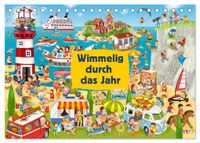 Buch Cover Wimmelig durch das Jahr (Tischkalender 2027 DIN A5 quer), CALVENDO Monatskalender