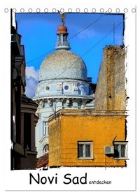 Buch Cover Novi Sad entdecken (Tischkalender 2027 DIN A5 hoch), CALVENDO Monatskalender