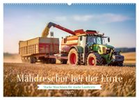 Buch Cover Mähdrescher bei der Ernte (Wandkalender 2027 DIN A2 quer), CALVENDO Monatskalender