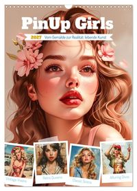 Buch Cover PinUp Girls (Wandkalender 2027 DIN A3 hoch), CALVENDO Monatskalender