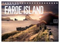 Buch Cover Autumn light at Faroe island (Desk Calendar 2027 DIN A5 landscape), CALVENDO 12 Month DeskCalendar