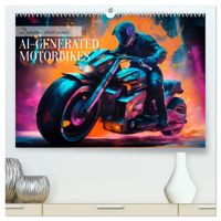 Buch Cover DYNAMIC STREET SCENES AI-generated motorbikes (High Quality Premium Wall Calendar 2027 DIN A2 landscape),CALVENDO 12 Month Wall Calendar