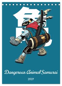 Buch Cover Dangerous Animal Samurai (Desk Calendar 2027 DIN A5 portrait), CALVENDO 12 Month DeskCalendar