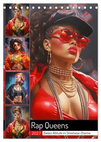 Buch Cover Rap Queens. Badass Attitude im Streetwear-Charme (Tischkalender 2027 DIN A5 hoch), CALVENDO Monatskalender