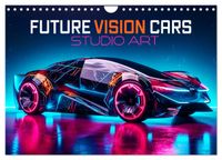 Buch Cover Future Vision Cars-Studio Art (Wandkalender 2027 DIN A4 quer), CALVENDO Monatskalender