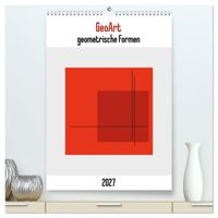 Buch Cover GeoArt - geometrische Formen (hochwertiger Premium Wandkalender 2027 DIN A2 hoch), Kunstdruck in Hochglanz