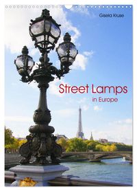 Buch Cover Street Lamps in Europe (Wall Calendar 2027 DIN A3 portrait), CALVENDO 12 Month Wall Calendar