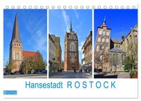 Buch Cover Hansestadt ROSTOCK, das Tor zur Ostsee (Tischkalender 2027 DIN A5 quer), CALVENDO Monatskalender