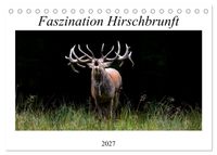 Buch Cover Faszination Hirschbrunft (Tischkalender 2027 DIN A5 quer), CALVENDO Monatskalender