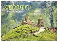 Buch Cover Georgien - Kirchen Klöster Kaukasus (Wandkalender 2027 DIN A2 quer), CALVENDO Monatskalender
