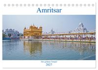 Buch Cover Amritsar - Der goldene Tempel (Tischkalender 2027 DIN A5 quer), CALVENDO Monatskalender