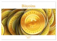 Buch Cover Bitcoins (Wandkalender 2027 DIN A2 quer), CALVENDO Monatskalender