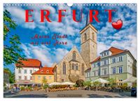 Buch Cover Erfurt - meine Stadt mit viel Herz (Wandkalender 2027 DIN A3 quer), CALVENDO Monatskalender