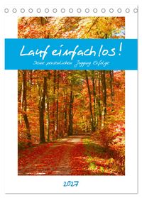 Buch Cover Lauf einfach los! Deine persönlichen Jogging Erfolge (Tischkalender 2027 DIN A5 hoch), CALVENDO Monatskalender
