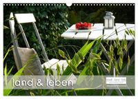 Buch Cover land und leben (Wandkalender 2027 DIN A3 quer), CALVENDO Monatskalender